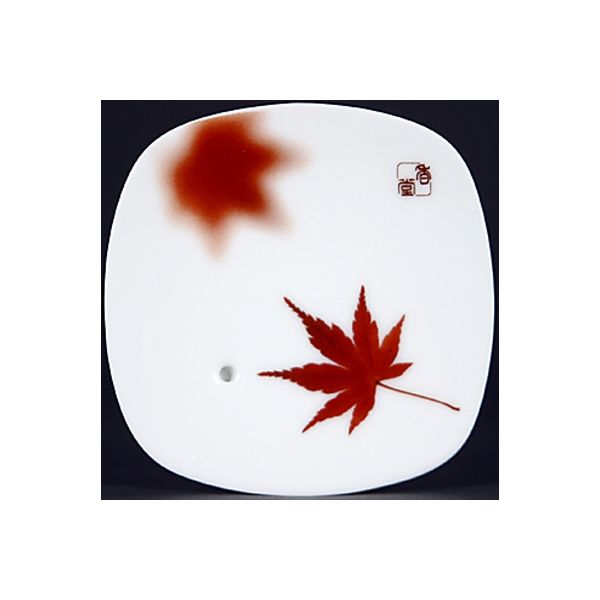 日本香堂 夢の夢 秋錦（紅葉） 香皿 4902125385481 1個（直送品）