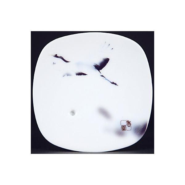 日本香堂 夢の夢 冬響（鶴） 香皿 4902125385498 1個（直送品）