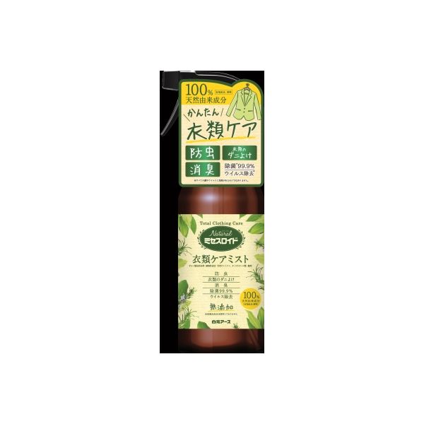 白元アース Naturalミセスロイド 衣類ケアミスト 4902407121790 1個(400ML)（直送品）