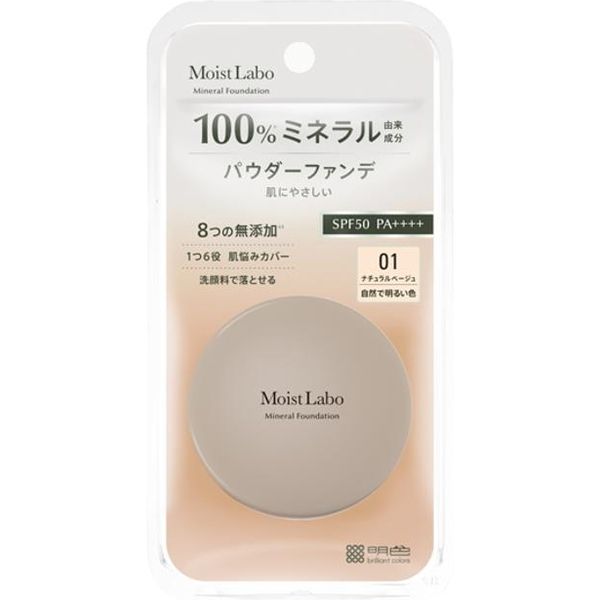 明色化粧品 モイストラボ ミネラルファンデーションナチュラルベージュY 4902468232534 1個(6G)（直送品）