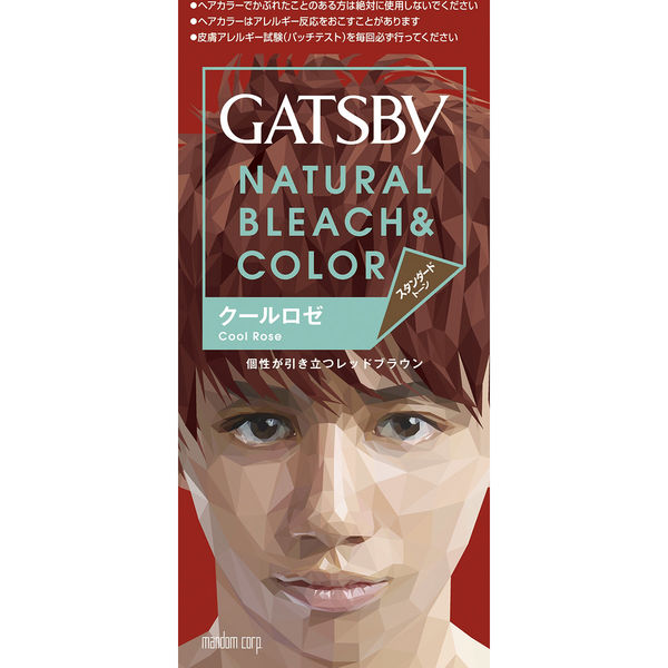 マンダム ギャツビー　ナチュラルブリーチカラー　クールロゼ　（医薬部外品） 4902806179828 1個（直送品）