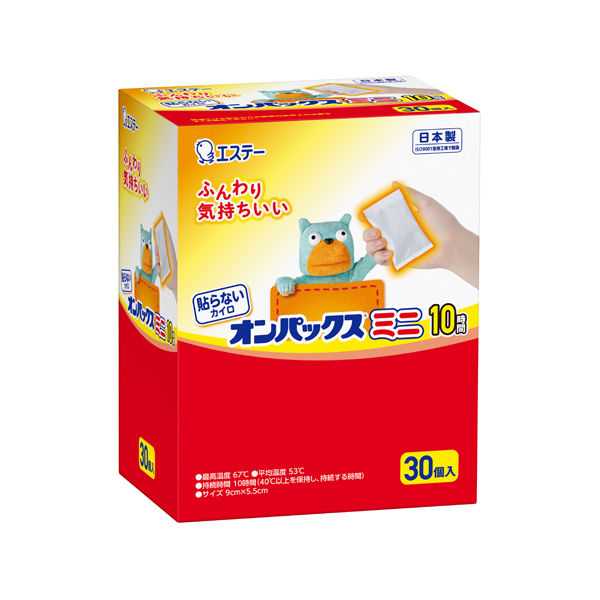 エステー 貼らないオンパックスミニ 4902899453041 1パック(30個入)（直送品）
