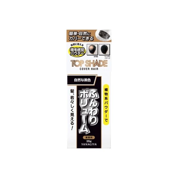 柳屋本店 トップシェード カバーヘアー ＜自然な黒色＞ 4903018215038 1個(35G)（直送品）