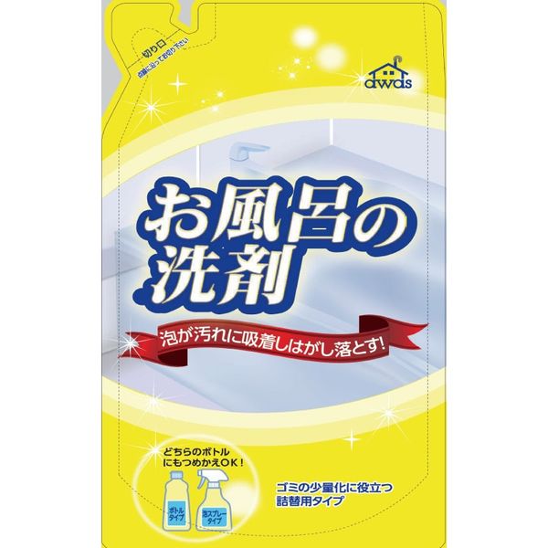 ロケット石鹸 おふろの洗剤 詰替用 4903367093356 1個(330ML)（直送品）