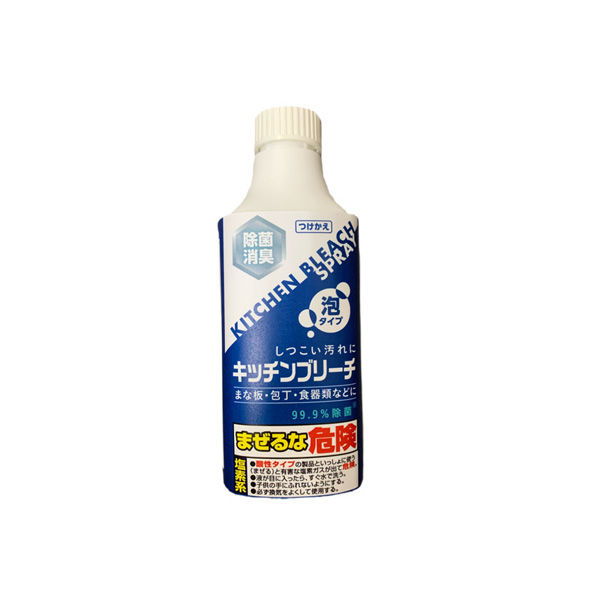 ロケット石鹸 キッチンブリーチ泡スプレー付替用 4903367093707 1個(400ML)（直送品）