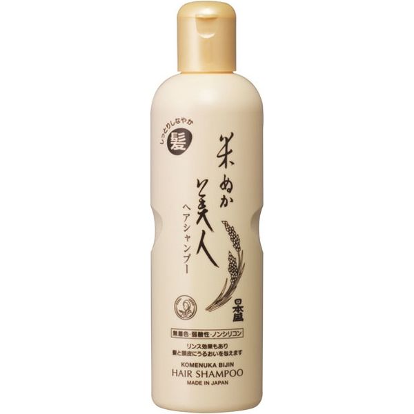 日本盛 米ぬか美人ヘアシャンプー 4904070014652 1個(335ML)（直送品）