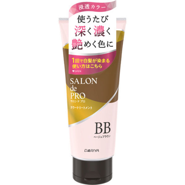 ダリヤ サロンドプロ　カラートリートメント　＜ベージュブラウン＞ 4904651187362 1個(180G)（直送品）