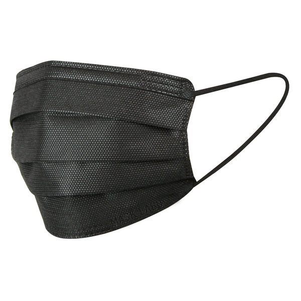 富士 PFE99％カットフィルター 黒マスク 30枚入 4944109314483 1個(30枚)（直送品）