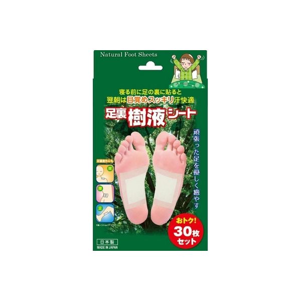 東京企画販売 足裏樹液シート30枚 4949176099257 1個(30枚)（直送品）