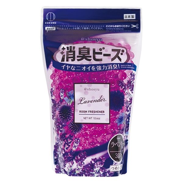 小久保工業所 アットショウシュウ消臭ビーズ　ラベンダー　詰め替え用 4956810239566 1個(300G)（直送品）