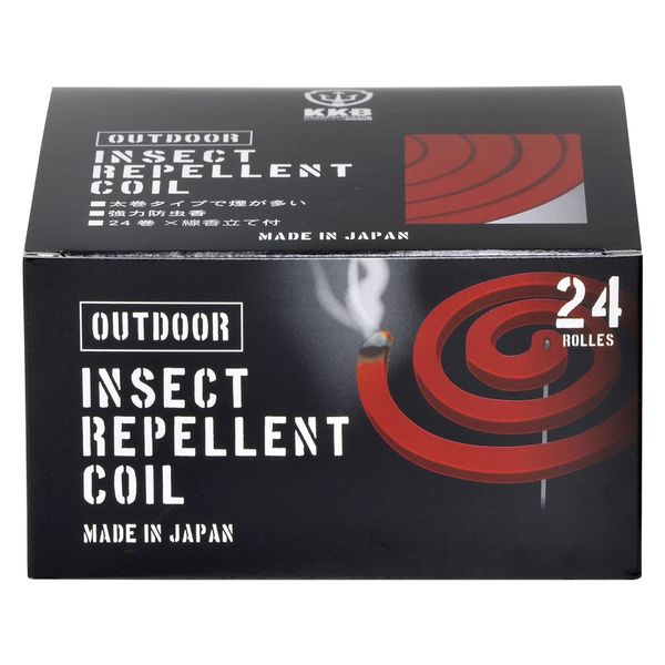 小久保工業所 アウトドア 厚太巻防虫香 24巻 4956810700035 1パック(24個入)（直送品）