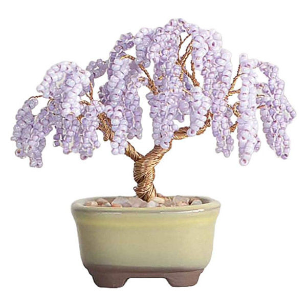 MIYUKI ネジッテBONSAI<盆栽>ビーズキットセット 〈藤〉 HCA30-4