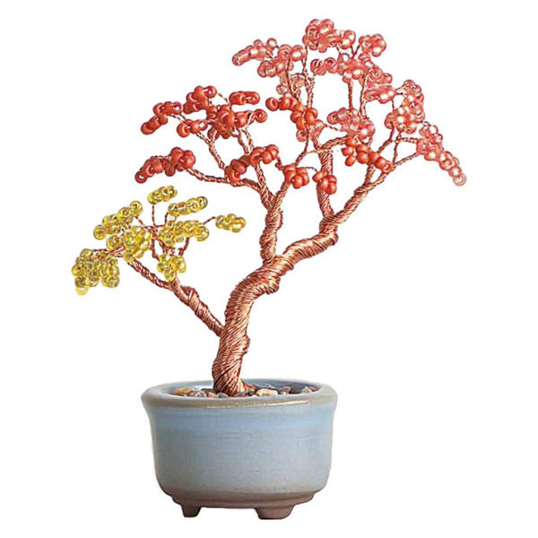 MIYUKI ネジッテBONSAI<盆栽>ビーズキットセット 〈紅葉〉 HCA30