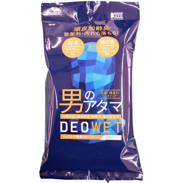 コーヨー化成 デオウエットヘッドケアシート 4972453415662 1個(20枚)（直送品）