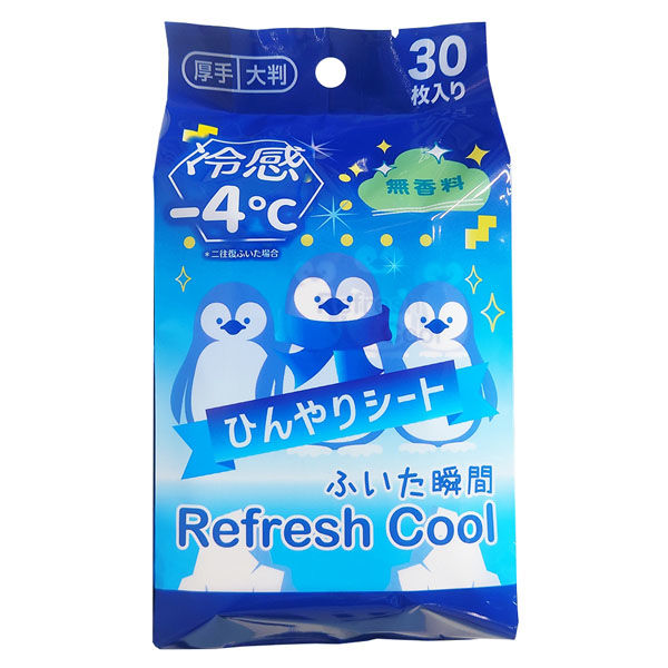 コーヨー化成 ー４℃ひんやりシート無香料３０枚 4972453418267 1個(30枚)（直送品）