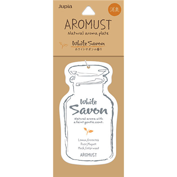 晴香堂 アロマストナチュラルプレート ホワイトサボン 4976363135207 1個（直送品）