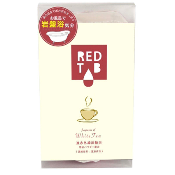 ヘルス 遠赤外線炭酸浴 ホワイトティー　50g 4976552042040 1個(6錠)（直送品）