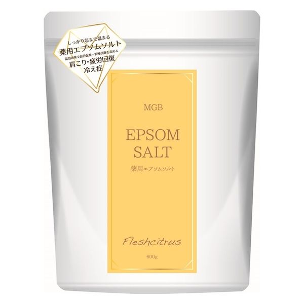 ヘルス MGB薬用エプソムソルト　フレッシュシトラス 4976552042361 1個(600G)（直送品）