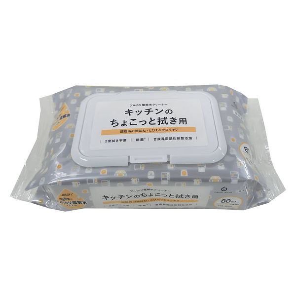 服部製紙 ＮＴＡー２キッチンのちょこっと拭き用８０枚 4976861007129 1個(80枚)（直送品）