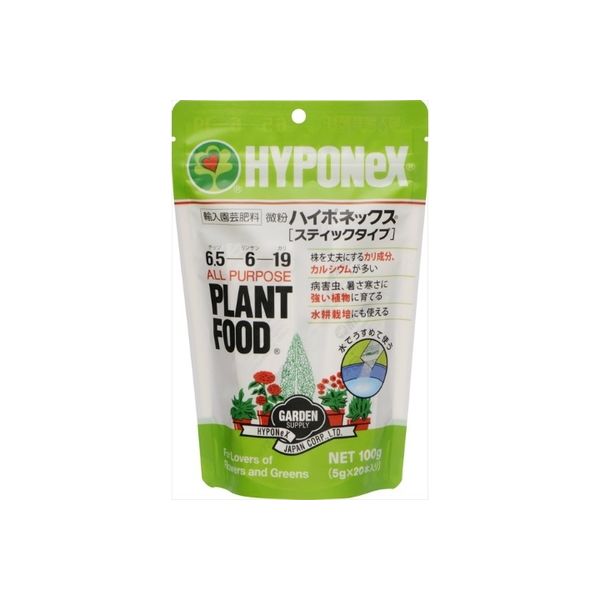 ハイポネックスジャパン 微粉ハイポネックス スティックタイプ 100g 4977517003083 1個(100G)（直送品）