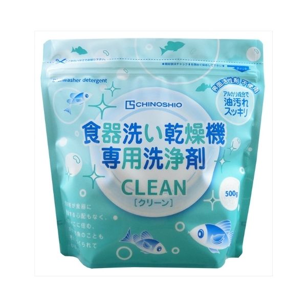 地の塩社 クリーン 食器洗い乾燥機専用洗浄剤 500g 4982757811411 1個(500G)（直送品）