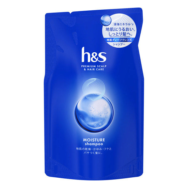 P＆G h＆s モイスチャー シャンプー つめかえ 4987176143112 1個(315ML)（直送品）
