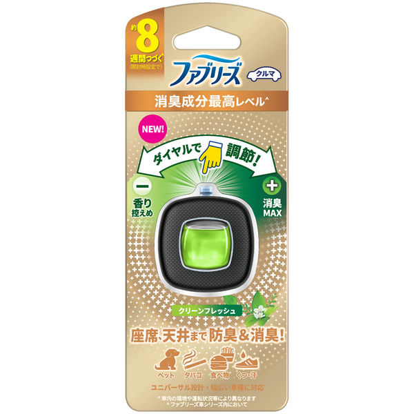 P＆G ファブリーズ　イージークリップ　消臭成分最高レベル　クリーンフレッシュ 4987176235909 1個(3ML)（直送品）