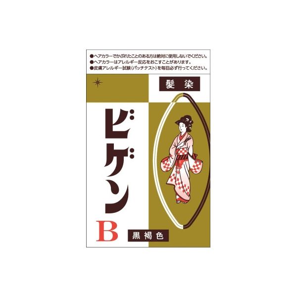 ホーユー ビゲン B 自然な黒褐色 4987205010224 1個(6G)（直送品）