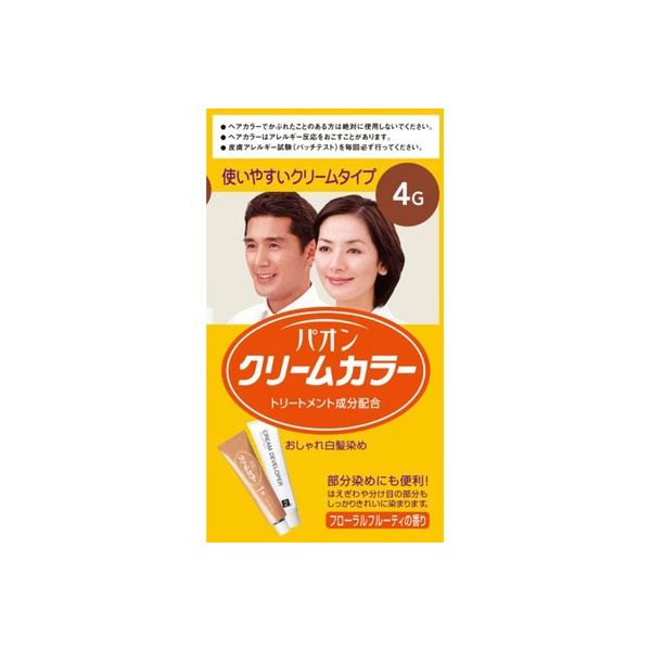 ヘンケルジャパン パオン クリームカラー 4G 自然な栗色 4987234130504 1個（直送品）