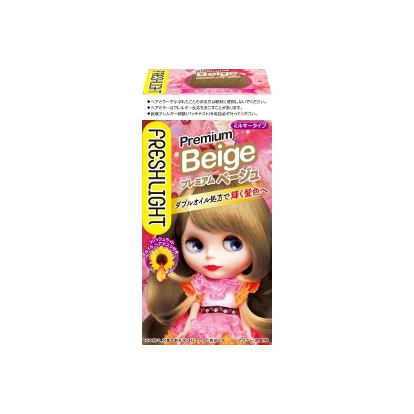 ヘンケルジャパン フレッシュライト ミルキーヘアカラー プレミアムベージュ 4987234322503 1個（直送品）