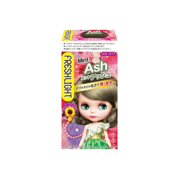 ヘンケルジャパン フレッシュライト ミルキーヘアカラー ミントアッシュ 4987234322701 1個(135G)（直送品）