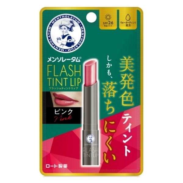 ロート製薬 メンソレータム　フラッシュティントリップ　ピンク 4987241192564 1個(2G)（直送品）