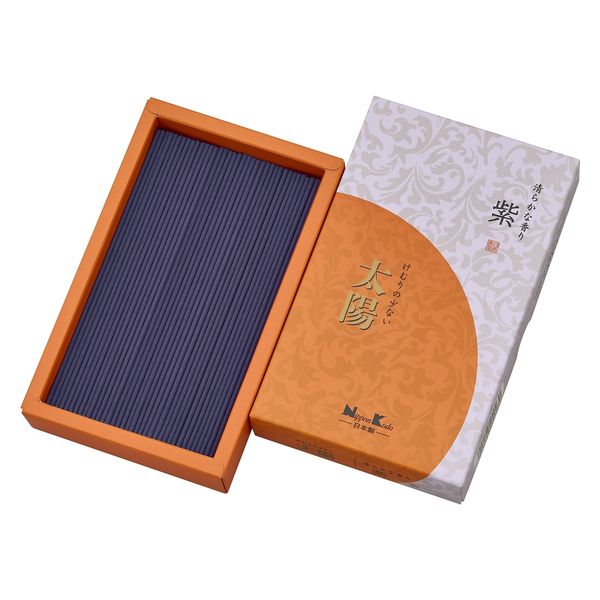 日本香堂 太陽　紫　バラ詰 4902125240230 1個(100G)（直送品）