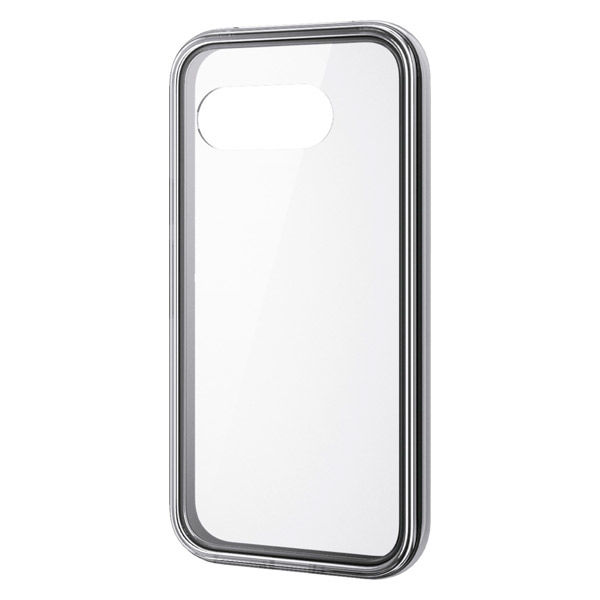 P251 ケース ハイブリッド カバー 衝撃吸収 軽量 ブラック×クリア PM-P251HVAIR2BK エレコム 1個（直送品）