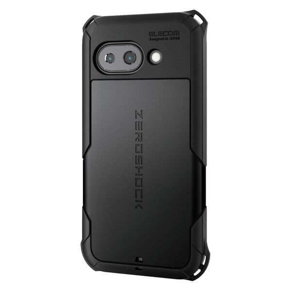 P251 ケース ハイブリッド 衝撃吸収 ブラック PM-P251ZEROBK エレコム 1個（直送品）