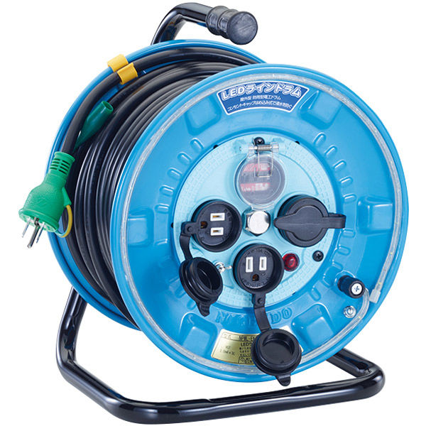 イチネンTASCO コードリール(赤) TA649NP-R 1台（直送品）