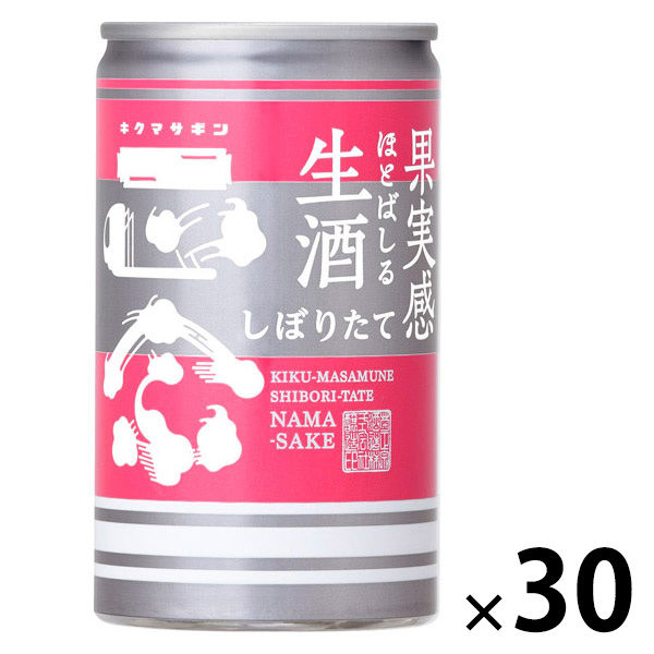 菊正宗 キクマサギン 生酒しぼりたて 180ml 缶 1セット（1本×30