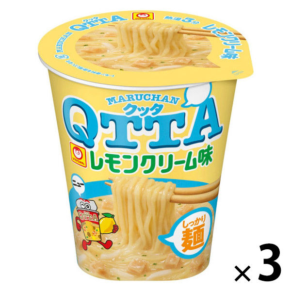 マルちゃん QTTA レモンクリーム味 77g 1セット（1個×3