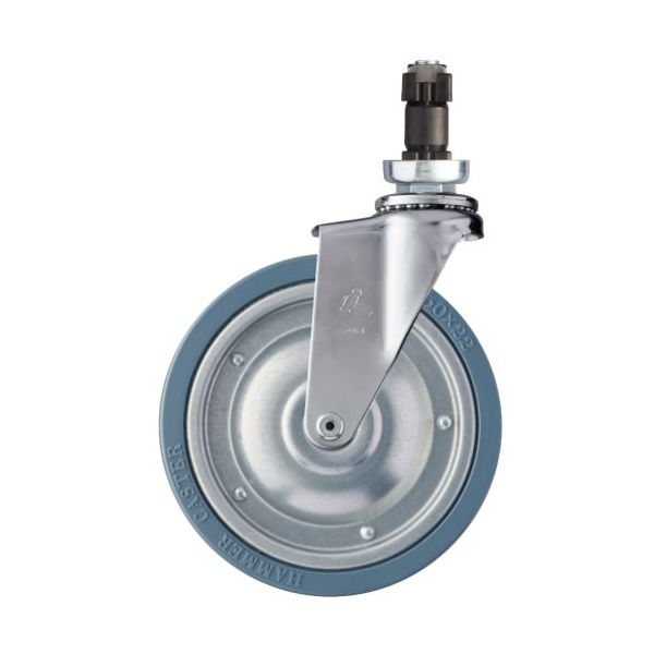 ハンマーキャスター ハンマー パイプ差込プレスタイヤ車 4201EN-PR150 1個 336-6767（直送品）