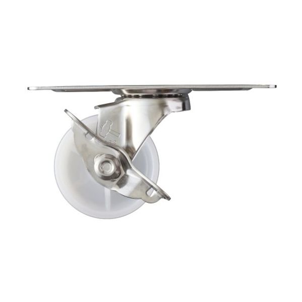 ハンマーキャスター ハンマー オールステンレスコーナー S型 自在SP付 ナイロン車75mm 213S0S-N75 1個 336-3611（直送品）