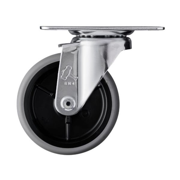 ハンマーキャスター ハンマー 旋回式エラストマー車輪(PPホイール)85mm 420E-L85 1個 376-7074（直送品）