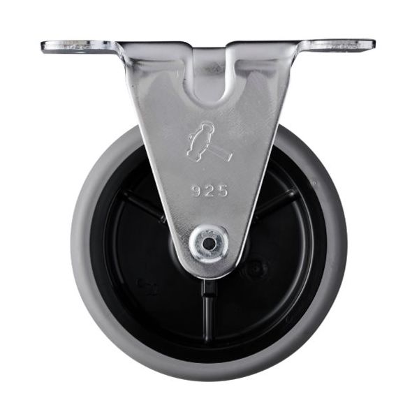 ハンマーキャスター ハンマー 固定式エラストマー車輪(PPホイール)85mm 420ER-L85 1個 376-3802（直送品）