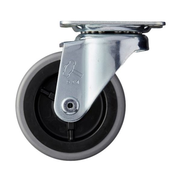 ハンマーキャスター ハンマー プレート式キャスター Sシリーズ 自在 エラストマー車 75mm 420S-L75 1個 376-7046（直送品）