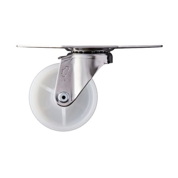 ハンマーキャスター ハンマー オールステンレスコーナー S型 自在 ナイロン車75mm 220S0S-N75 1個 337-1539（直送品）