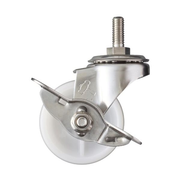 ハンマーキャスター ハンマー SUS ねじ込み SP付 W3/8 ナイロン車50mm 315A-20N50 1個 336-9981（直送品）