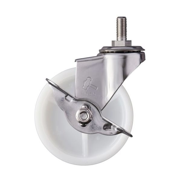 ハンマーキャスター ハンマー SUS ねじ込み SP付 W3/8 ナイロン車75mm 315A-20N75 1個 337-3133（直送品）