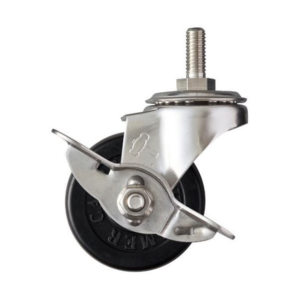 ハンマーキャスター ハンマー SUS ねじ込み SP付 W3/8 ゴム車50mm 315A-20R50 1個 336-1979（直送品）