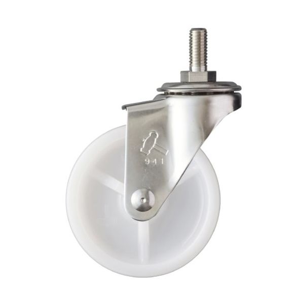ハンマーキャスター ハンマー SUS ねじ込み W3/8 ナイロン車65mm 320A-20N65 1個 336-3648（直送品）