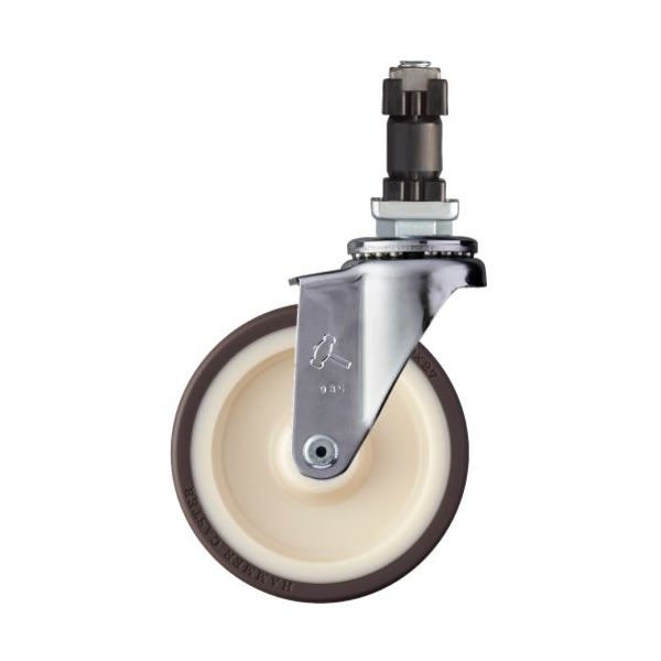 ハンマーキャスター ハンマー パイプ差込ウレタンB車 4204EN-UB100 1個 336-0517（直送品）