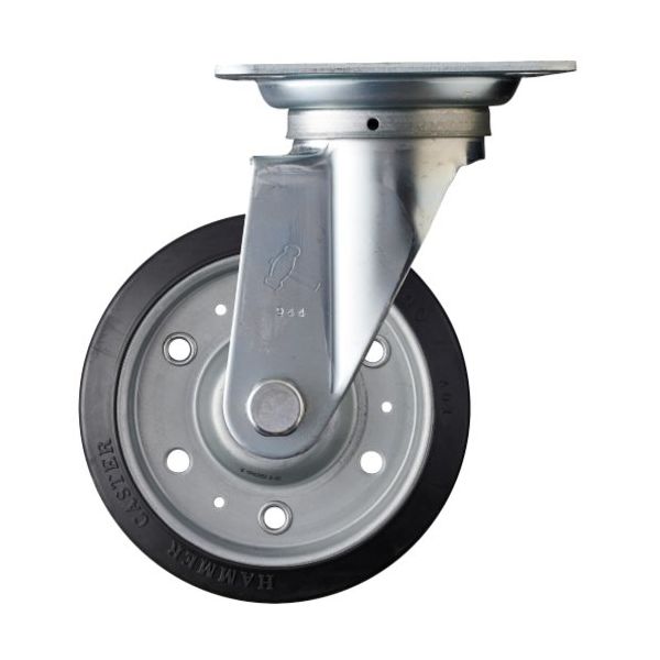 ハンマーキャスター ハンマー 400Sシリーズ 自在 特殊ゴム車輪 150mm 400S-XRZ150 1個 376-7066（直送品）